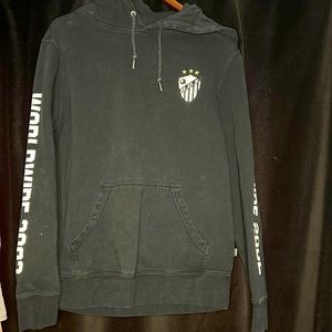2002 Black&White HUF Worldwide Hoodie (Size:M)
